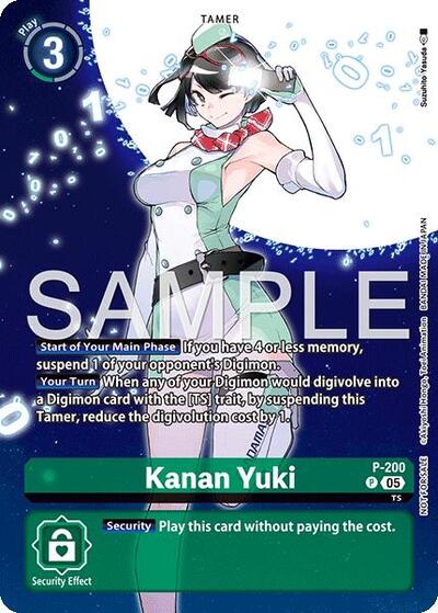 Kanan Yuki (Digimon Story: Time Stranger Promo Pack) (Digimon Promotion Cards) Near Mint Foil - Nick Nack's Full Frontal Attack