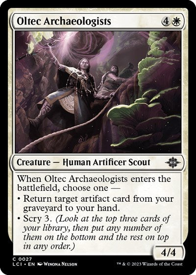 Oltec Archaeologists (The Lost Caverns of Ixalan) Near Mint Foil