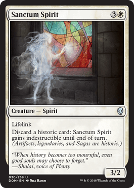 Sanctum Spirit (Dominaria) Near Mint - Nick Nack's Full Frontal Attack