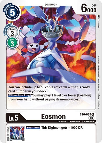 Eosmon BT6-085 (Double Diamond) Near Mint