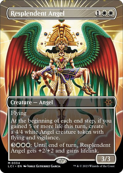 Resplendent Angel (Borderless) (The Lost Caverns of Ixalan) Near Mint
