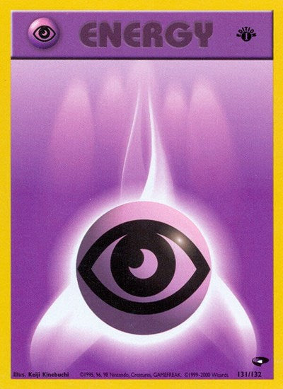 Psychic Energy (Gym Challenge) Light Play 1st Edition