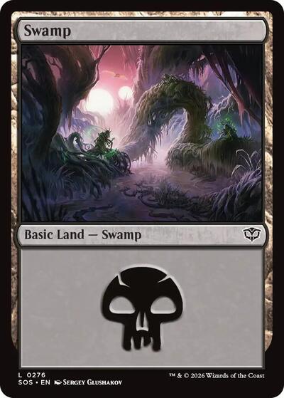 Swamp (0276) (Secrets of Strixhaven) Near Mint Foil