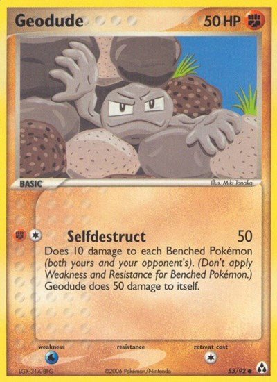 Geodude (Legend Maker) Light Play - Nick Nack's Full Frontal Attack