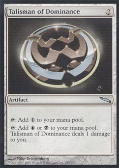 Talisman of Dominance (Mirrodin) Light Play - Nick Nack's Full Frontal Attack