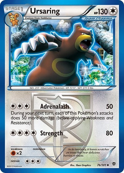 Ursaring (Team Plasma) (Plasma Blast) Light Play