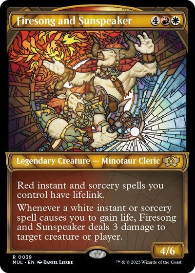 Firesong and Sunspeaker (March of the Machine: Multiverse Legends) Near Mint Foil - Nick Nack's Full Frontal Attack