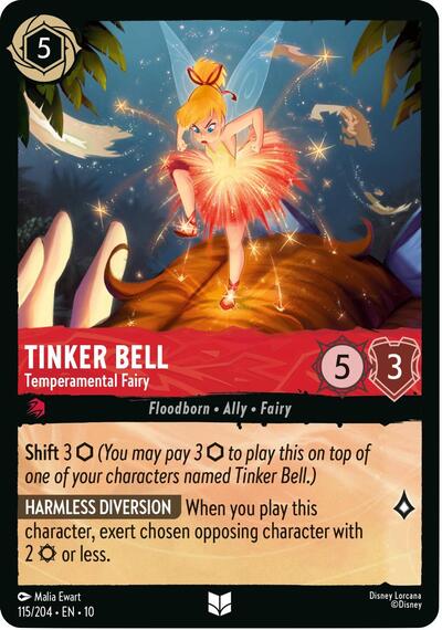 Tinker Bell - Temperamental Fairy (Whispers in the Well) Near Mint - Nick Nack's Full Frontal Attack