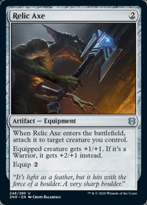 Relic Axe (Zendikar Rising) Near Mint - Nick Nack's Full Frontal Attack