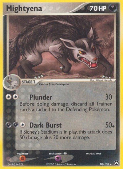 Mightyena (Power Keepers) Light Play - Nick Nack's Full Frontal Attack