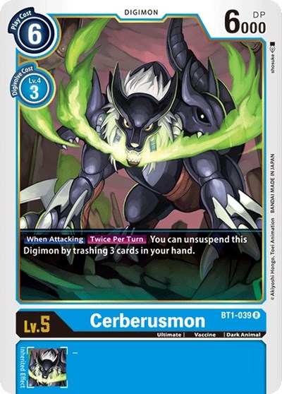 Cerberusmon (Release Special Booster) Near Mint
