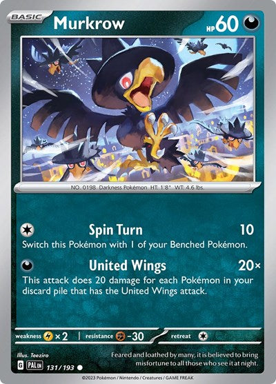 Murkrow (SV02: Paldea Evolved) Near Mint