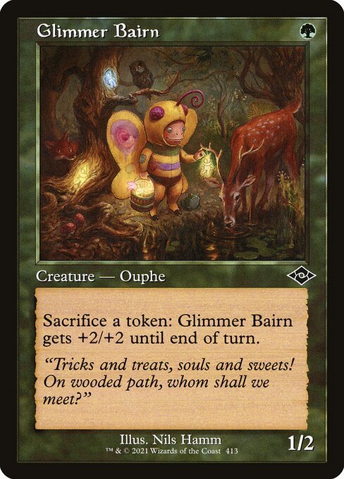 Glimmer Bairn (Retro Frame) (Foil Etched) (Modern Horizons 2) Near Mint Foil - Nick Nack's Full Frontal Attack