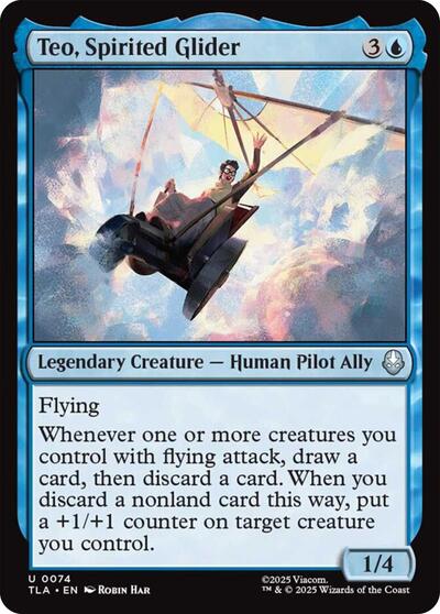 Teo, Spirited Glider (Avatar: The Last Airbender) Near Mint - Nick Nack's Full Frontal Attack