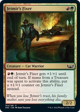 Jetmir's Fixer (Streets of New Capenna) Near Mint - Nick Nack's Full Frontal Attack