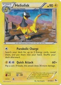 Heliolisk - 37/106 (XY Flashfire) (Deck Exclusives) Medium Play Holofoil - Nick Nack's Full Frontal Attack