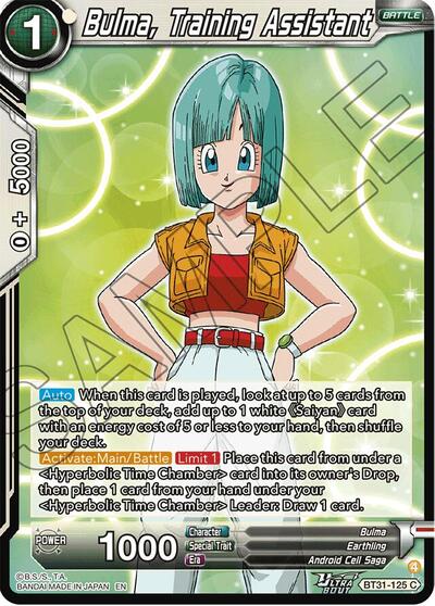 Bulma, Training Assistant (Impact Beyond Dimensions) Near Mint