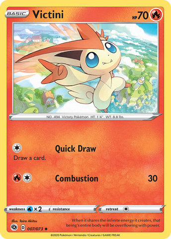 Victini (7/073) [Épée &amp; Bouclier : Chemin du Champion] 