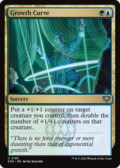 Growth Curve (Secrets of Strixhaven) Near Mint - Nick Nack's Full Frontal Attack