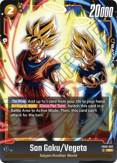 Son Goku/Vegeta (Dual Evolution) Near Mint Holofoil