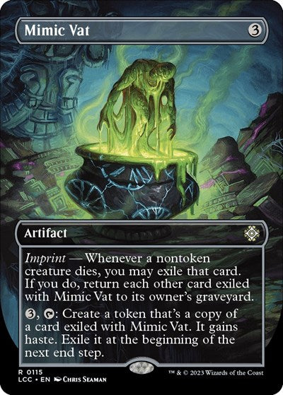 Mimic Vat (Borderless) (Commander: The Lost Caverns of Ixalan) Near Mint Foil