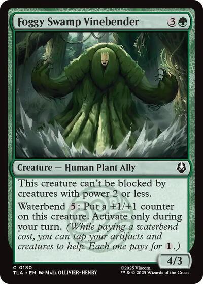 Foggy Swamp Vinebender (Avatar: The Last Airbender) Near Mint - Nick Nack's Full Frontal Attack