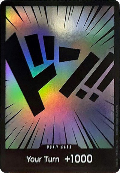 DON!! Card (Starter Deck 10: Ultimate Deck: The Three Captains) Near Mint Foil - Nick Nack's Full Frontal Attack
