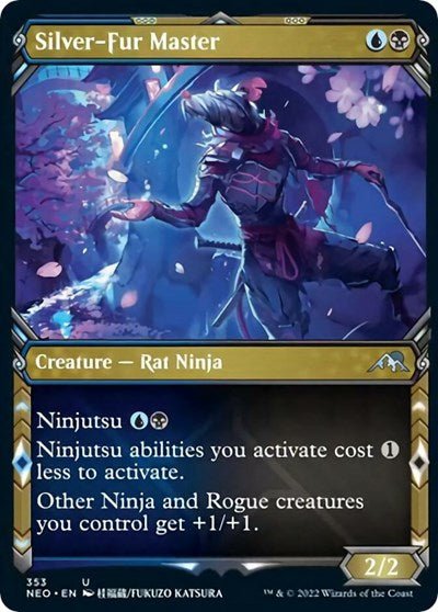 Silver - Fur Master (Showcase) (Kamigawa: Neon Dynasty) Near Mint - Nick Nack's Full Frontal Attack