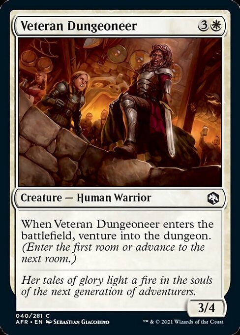 Veteran Dungeoneer (Adventures in the Forgotten Realms) Near Mint - Nick Nack's Full Frontal Attack