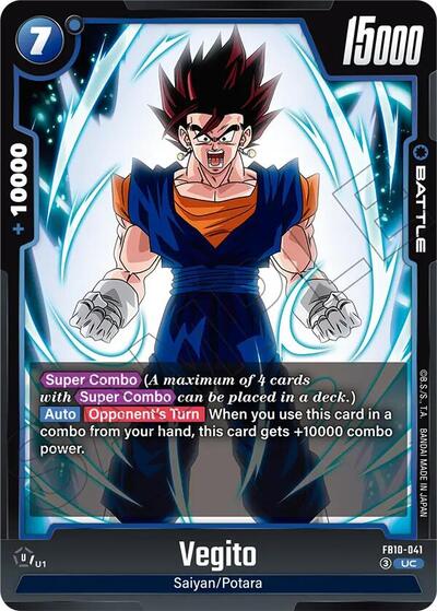 Vegito FB10-041 (Cross Force) Near Mint