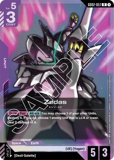 Zedas (Dual Impact) Near Mint Holofoil - Nick Nack's Full Frontal Attack