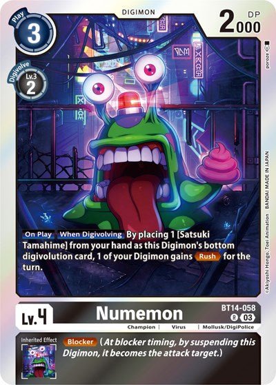 Numemon (Blast Ace) Near Mint Foil - Nick Nack's Full Frontal Attack