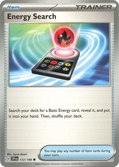 Energy Search (Scarlet and Violet: Base Set) Near Mint