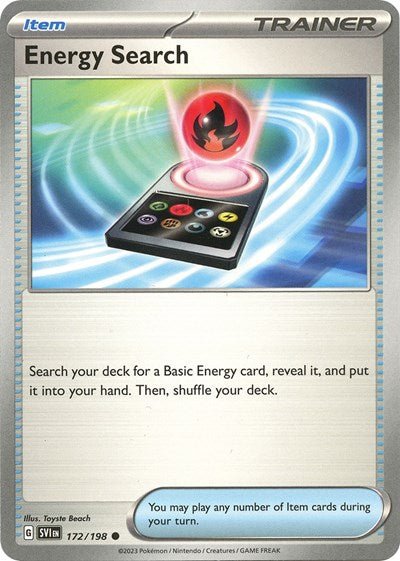 Energy Search (Scarlet and Violet: Base Set) Near Mint - Nick Nack's Full Frontal Attack