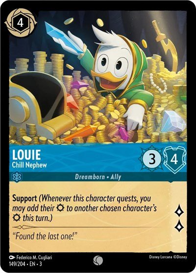 Louie - Chill Nephew (Into the Inklands) Near Mint - Nick Nack's Full Frontal Attack
