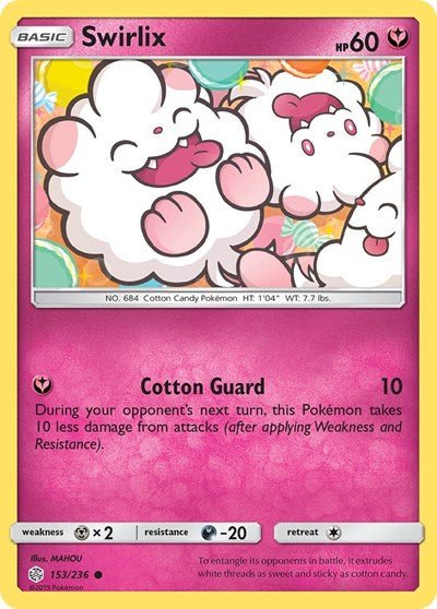 Swirlix (SM - Cosmic Eclipse) Near Mint - Nick Nack's Full Frontal Attack