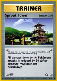 Sprout Tower (Neo Genesis) Light Play 1st Edition