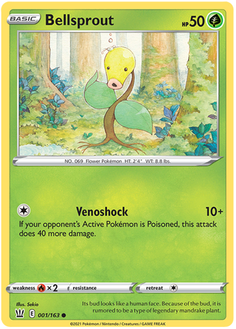 Bellsprout (001/163) [Espada y escudo: estilos de batalla] 