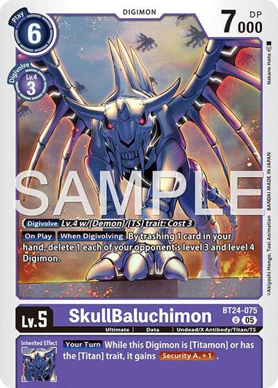 SkullBaluchimon (Time Stranger) Near Mint - Nick Nack's Full Frontal Attack
