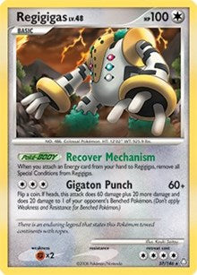 Regigigas - 37/146 (DP Legends Awakened) (Deck Exclusives) Damaged / Poor Holofoil