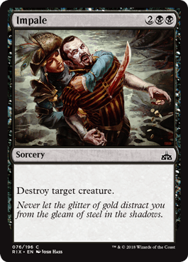 Impale (Rivals of Ixalan) Near Mint - Nick Nack's Full Frontal Attack