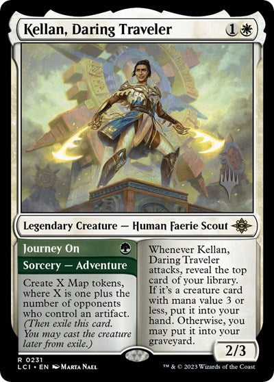 Kellan, Daring Traveler (Promo Pack: The Lost Caverns of Ixalan) Near Mint
