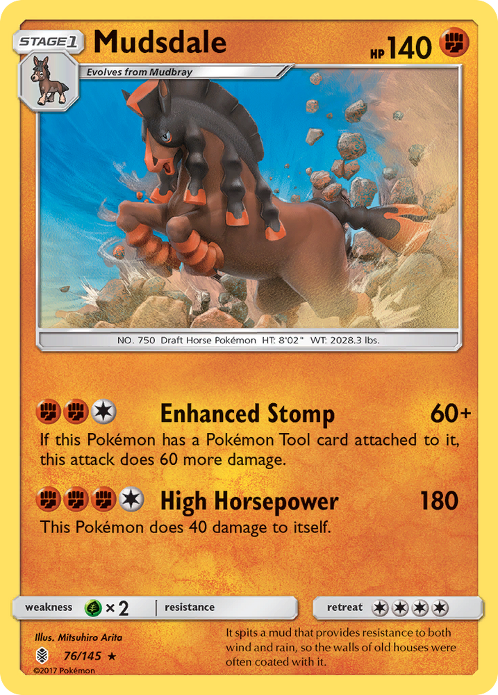 Mudsdale (76/145) [Soleil et Lune : Gardiens Rising] 