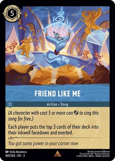 Friend Like Me (Into the Inklands) Near Mint - Nick Nack's Full Frontal Attack