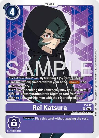 Rei Katsura (Official Store Tournament 2026 Vol. 3 Participant) (Digimon Promotion Cards) Near Mint