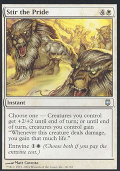 Stir the Pride (Darksteel) Light Play - Nick Nack's Full Frontal Attack