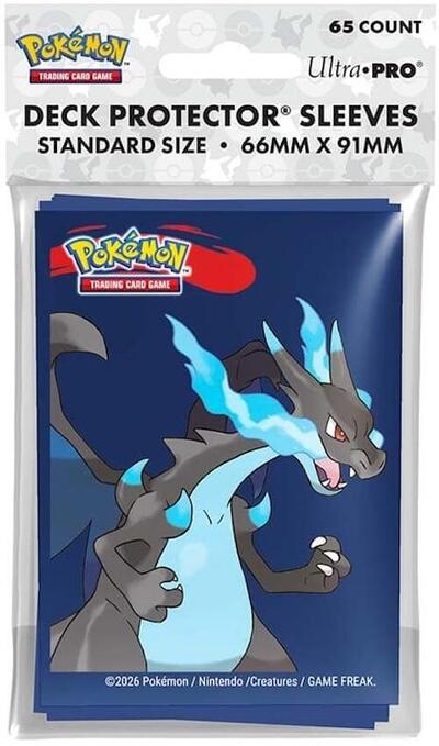 Pokemon Mega Charizard X Standard Deck Protector (65-Pack)