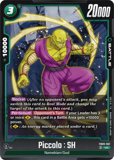 Piccolo : SH FB09 - 067 (Dual Evolution) Near Mint - Nick Nack's Full Frontal Attack