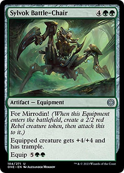 Sylvok Battle - Chair (Phyrexia: All Will Be One) Near Mint - Nick Nack's Full Frontal Attack