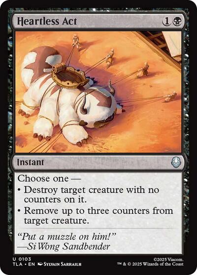 Heartless Act (Avatar: The Last Airbender) Near Mint - Nick Nack's Full Frontal Attack